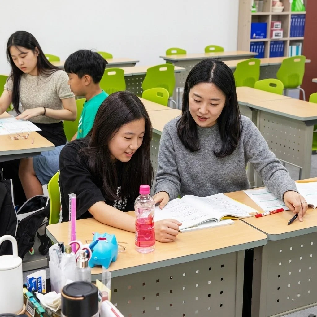 새롬 내신대비학원 내부 사진